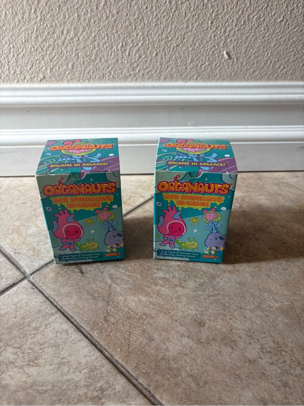 2 Organauts Series 1 Blind Box Mini Figure.